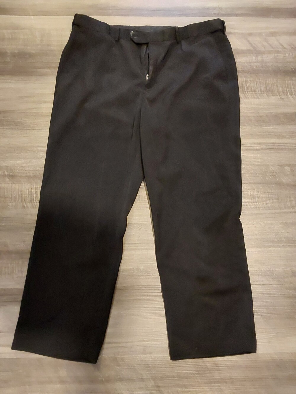 Windham Pointe Men's Black Dress Pants - Classic Straight Fit 40x29